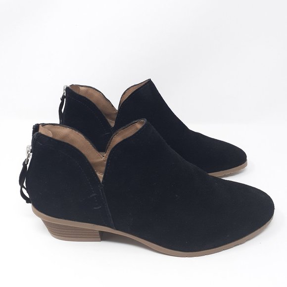 kenneth cole reaction side way suede ankle bootie